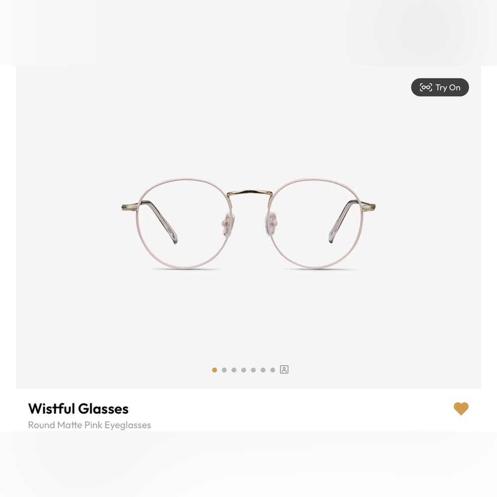 Eyebuy Direct Wistful Pink Frames Glasses